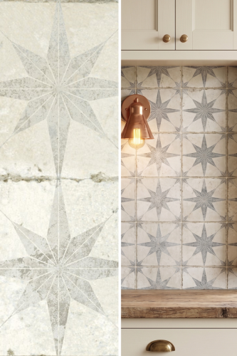 Płytka Ceramiczna FS Star White Natural | 45x45 cm