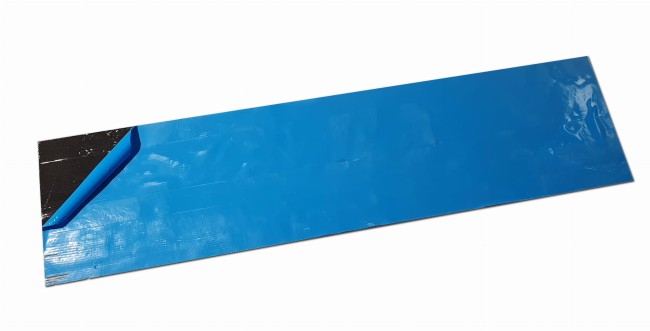 Fornir samoprzylepny 3D Silver Grey 15x60x0,2 cm