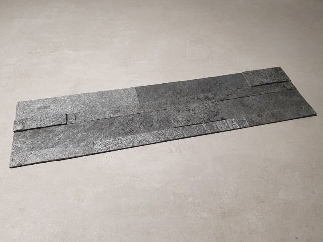 Fornir samoprzylepny 3D Silver Grey 15x60x0,2 cm