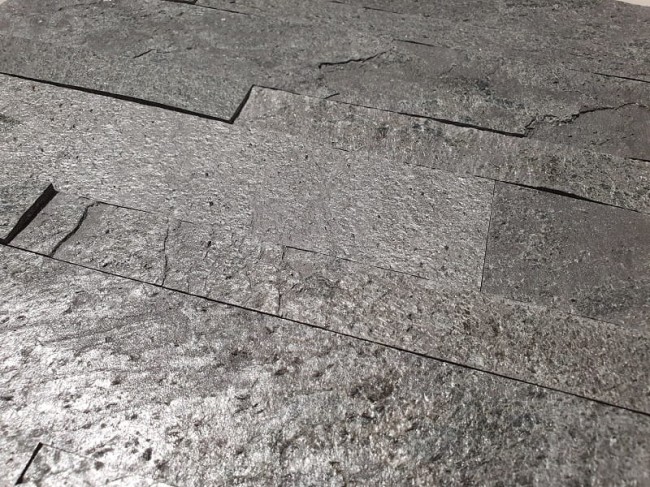 Fornir samoprzylepny 3D Silver Grey 15x60x0,2 cm