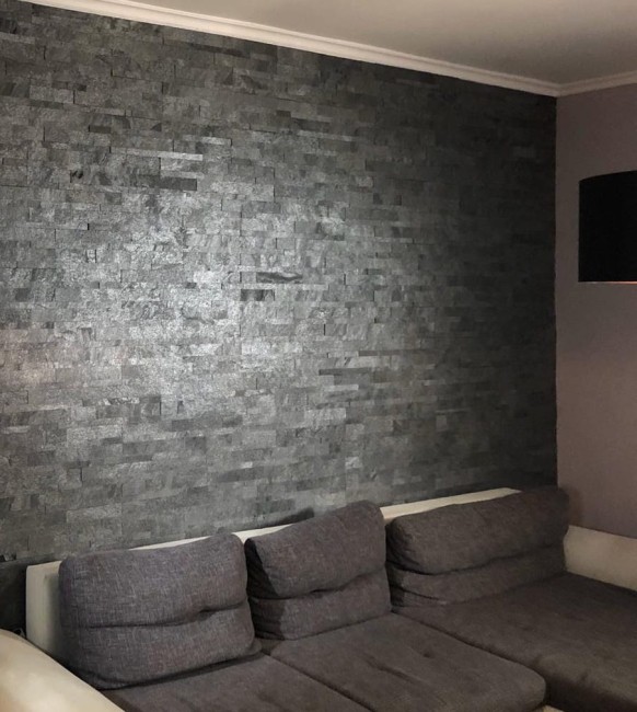 Fornir samoprzylepny 3D Silver Galaxy 15x60x0,2 cm