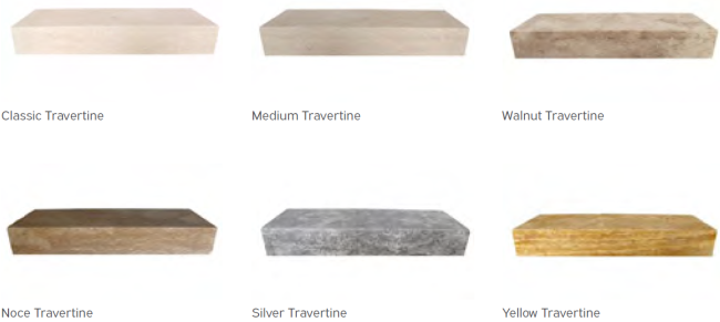 Blok Kamienny Trawertyn Classic Mix 100x35x15 cm