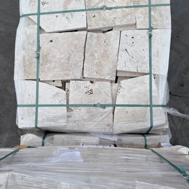 Trawertyn Ivory Classic Mix Dzikówka 3 cm | Kamień na taras i chodnik