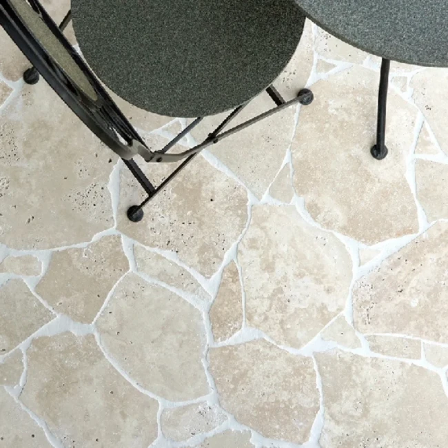 Trawertyn Ivory Classic Mix Dzikówka 3 cm | Kamień na taras i chodnik