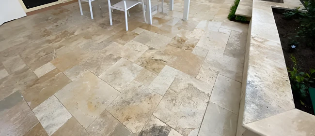 Trawertyn Rustic Classic Mix Bębnowany 1,2 cm | Komplet Rzymski 0,742m2