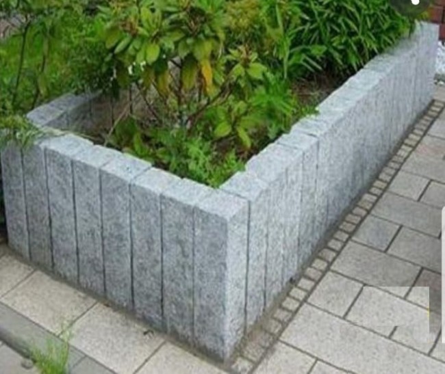 Palisada granitowa ogrodowa G603 33x10x10 cm