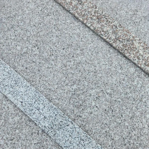 Schodek | Stopnica Granitowa Płomieniowana Bullnose G664 NEW 100x35x2 cm | Obrzeże basenowe