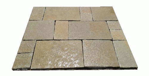 Tandur Yellow Limestone Natural t/h 3cm | Komplet Rzymski (0,74 m2)