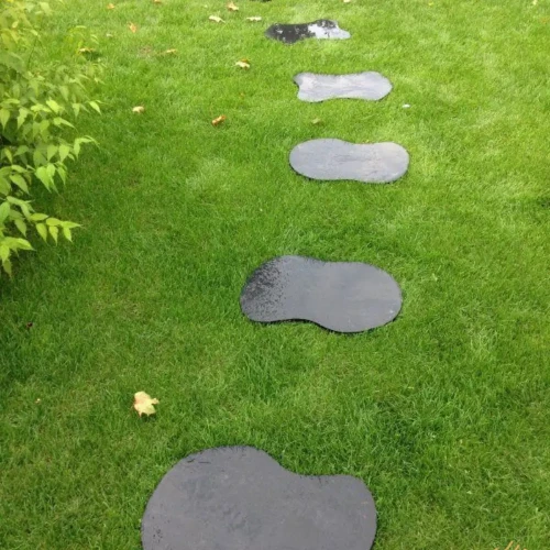 16633.Kamień na ścieżki | Płytki ogrodowe Kadappa Black Limestone Natural t/h 40x60 2-4 cm