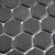 Mozaika gresowa Czarna Hexagon Matowa | 26x30x0,5 cm