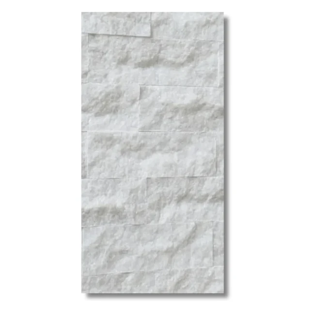 Kamień dekoracyjny marmurowy Pure White Brick 7x30