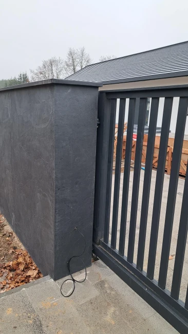 Fornir Kamienny Black Slate XXL 122x305x0,2cm