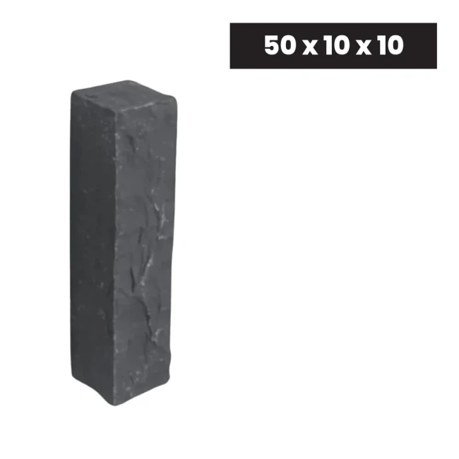 Ogrodowa Palisada Łupana G690 Bazalt Black 50x10x10 cm