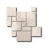 Trawertyn Super Light Bębnowany Szlif 1,2 cm | Komplet Rzymski 0,742 m2