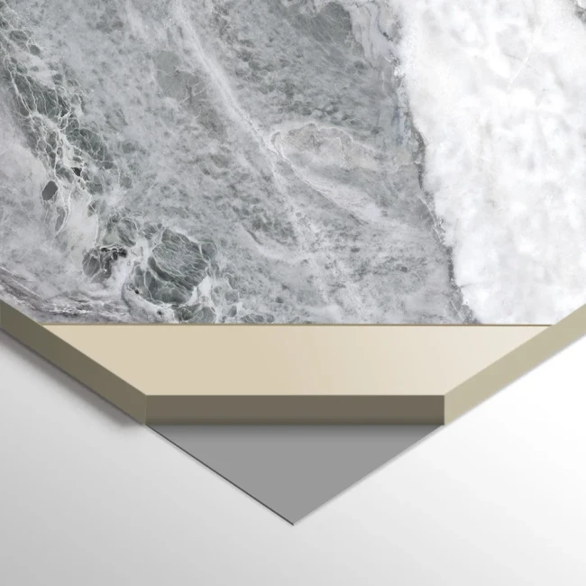 Płyta Węglowa WPC Sea Foam Błyszcząca 280x112x0,8 cm