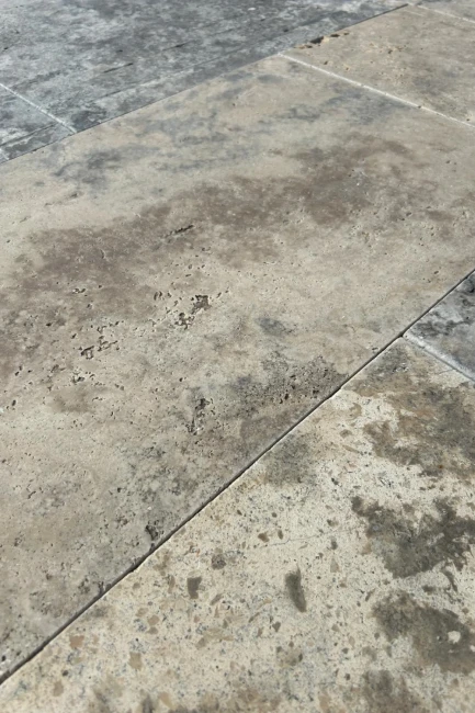 Płytka Trawertyn Ash Bębnowany 1,2 cm | Komplet Rzymski 0,74 m2