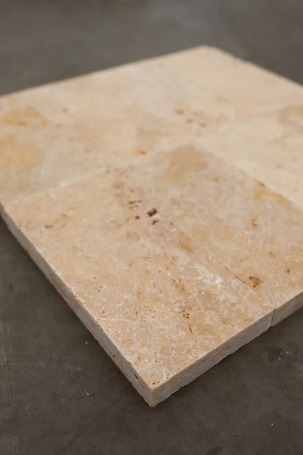 Trawertyn Blend Mix Bębnowany 7,5×15×1 cm | Kamień dekoracyjny cegiełka