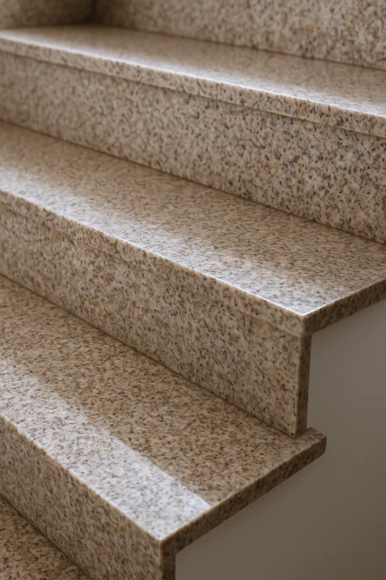 Stopnica granitowa beż płomieniowana G682 150x33x2