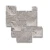 Płytka marmurowa 12 mm Atlantic Grey satynowa matowa modularna komplet = 0,742m2 | Komplet Rzymski