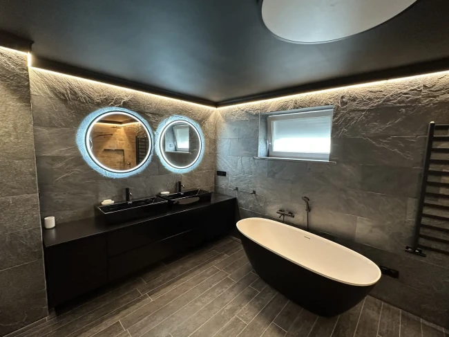 Płytka kwarcytowa Silver Grey naturalna 60x30x1,2 cm