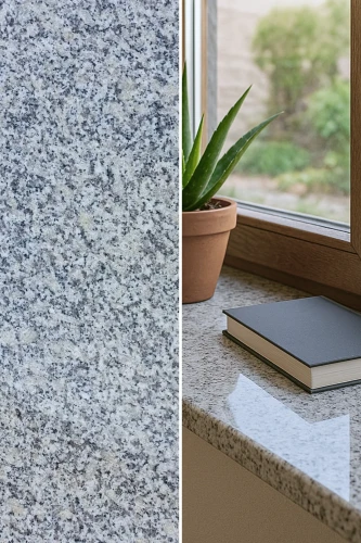 Parapet lub stopnica granitowa Bianco Sardo G602 polerowana 150x33x2 cm