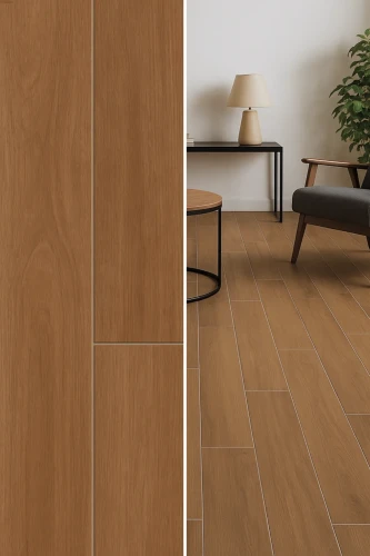 Płytka Gresowa Drewnopodobna Royal Brown Matowa 120x20x0,8 cm