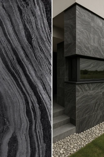 Kamień elewacyjny-dekoracyjny Silver Grey Leather 30x60x1,2 cm