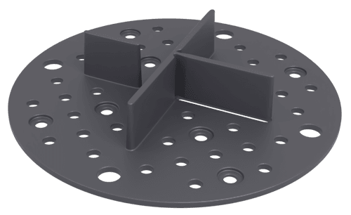 Podkładka tarasowa czarna 2 mm DDP002B