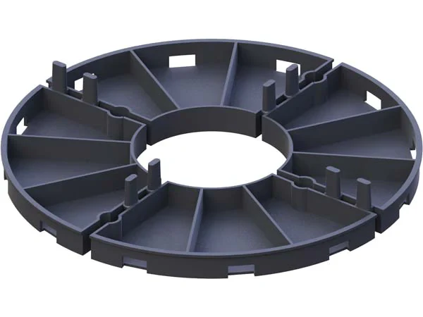 Plastikowa podkładka podpora tarasowa pod płyty 10 mm czarna DDP010