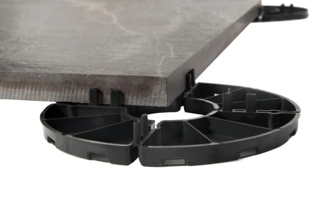 Plastikowa podkładka podpora tarasowa pod płyty 10 mm czarna DDP010