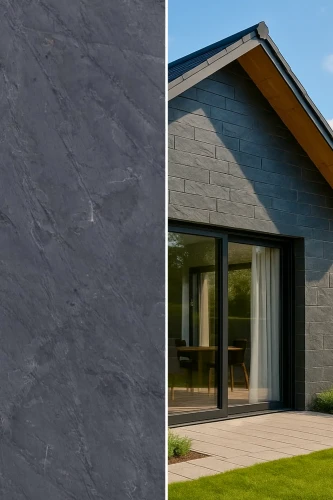 Płytka z łupka Black Slate 60x30x1,2 cm