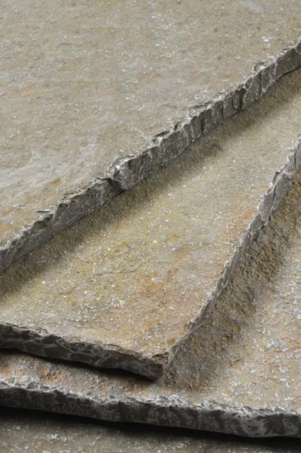 Kamień elewacyjny Tandur Yellow Limestone Naturalny Bębnowany 7x30x3 cm