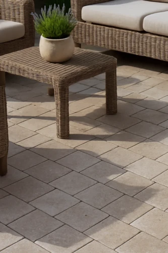 Trawertyn Blend Mix Kostka Bębnowana 15,25x15,25 3 cm