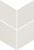 Rhombus White 14x24