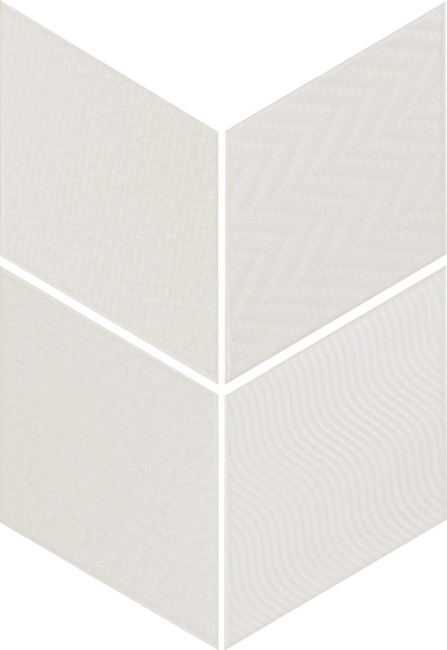 Rhombus White 14x24