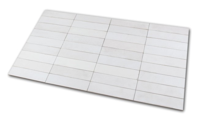 Płytka Tribeca Gypsum White 6x24,6 cm