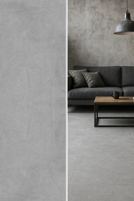 Gres Cement Dark Grey matowy 60x60x0,8 cm