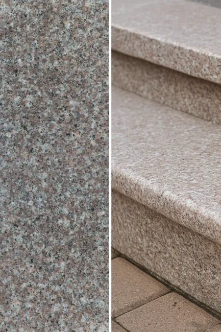 Schodek granitowy G664 120x35x2 cm – stopnica Bullnose