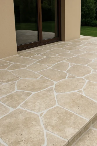 Trawertyn Ivory Classic Mix Dzikówka 3 cm | Kamień na taras i chodnik