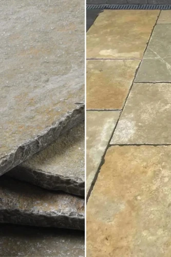 Płytka Tandur Yellow Limestone Pół-szlifowana Bębnowana 20x20x1,5 cm