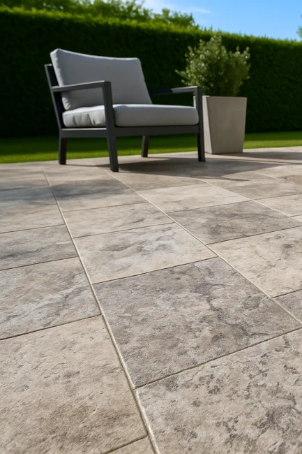 Trawertyn Silver Latte Antykowany 15,3x30,5x3 cm | Taras Ogród Basen