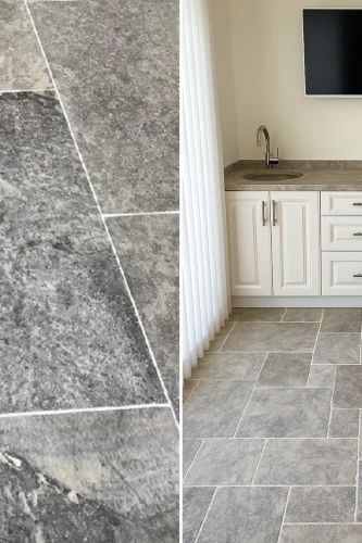 Trawertyn Silver Premium Bębnowany 1,2 cm | Komplet Rzymski 0,742 m2