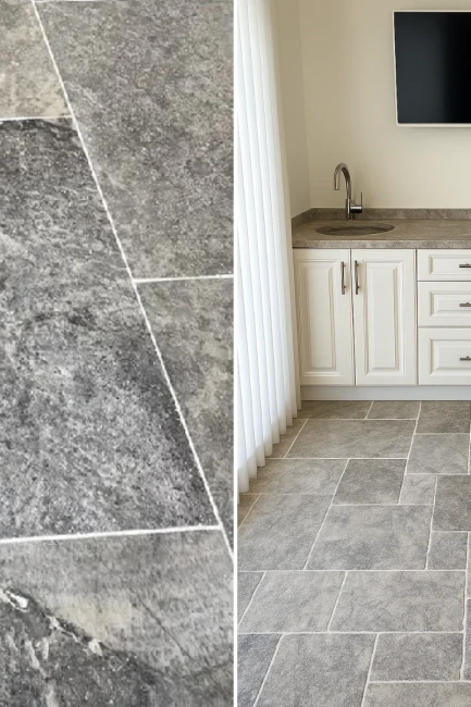 Trawertyn Silver Premium Bębnowany 1,2 cm | Komplet Rzymski 0,742 m2