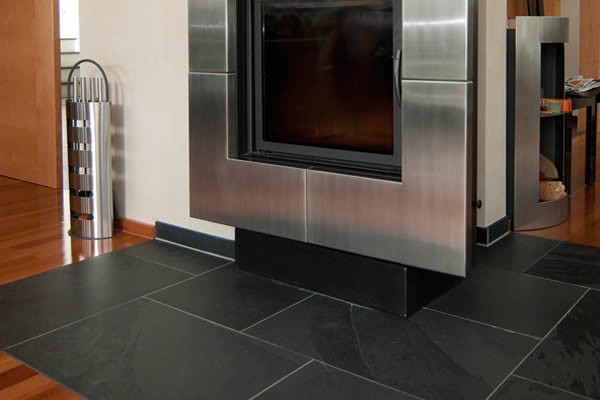 Płytka z łupka Black Slate naturalny 60x30x1,2 IN