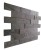 Kamień elewacyjny-dekoracyjny kwarcytowy Silver Grey Brick 10x30