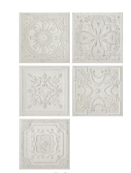 Gatsby White Tin 20x20