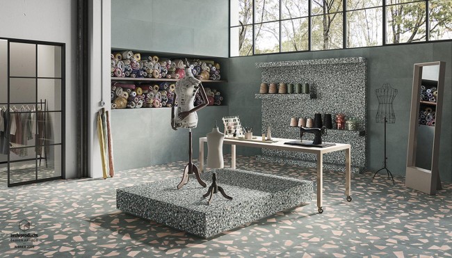 Medley Green Rock 60x60 Mat lastryko