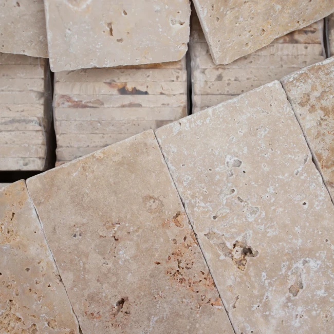 Trawertyn Blend Mix Bębnowany 10x30,5x1 cm