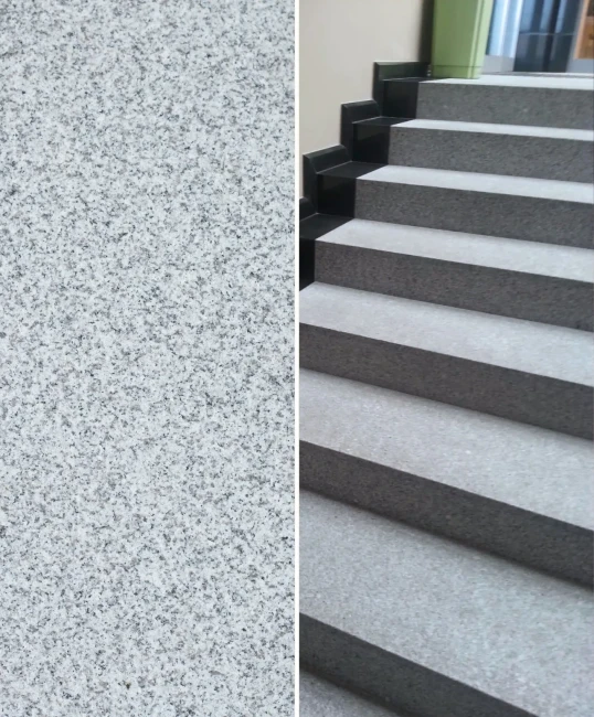 Stopnica Granitowa G603 Szary Płomieniowany 150x33x2 cm