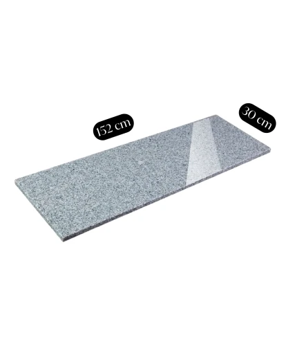 Parapet granitowy szary polerowany G603 152x30x2 cm
